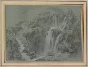De watervallen van Tivoli door François Boucher