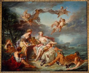 De ontvoering van Europa. door François Boucher