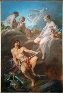 Venus demande a Vulcain des armes pour Enee - Venus vraagt Vulcanus, de man die ze verliet, om wapens te smeden voor Aeneas, haar onwettige zoon ...