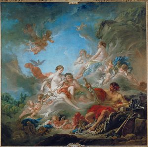 Vulcanus presenteert Venus met wapens voor Enea ...
