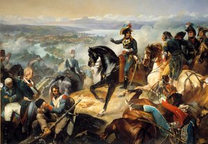 Slag bij Zürich gewonnen door André Masséna, 25 september door Francois Bouchot