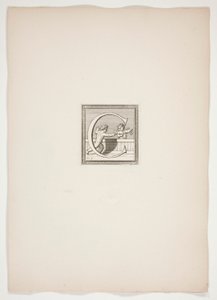 C Monogram met Putti door Francois Chauveau