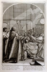 Gravure door Francois Chauveau 1680 
