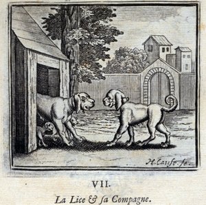 De Luis en haar Metgezel door Francois Chauveau