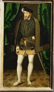 Henri II, koning van Frankrijk ... door François Clouet