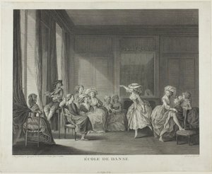 Dansschool door Francois Dequevauviller