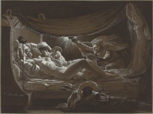 Vulcanus Ontdekt Venus en Mars door Francois Edouard Picot
