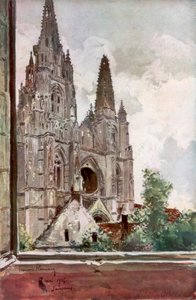 De ruïnes van de abdij Saint Jean des Vignes, Soissons, Frankrijk, 17 mei 1915, 1926
