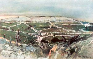 Vauquois, 29 augustus 1915, 1926 door Francois Flameng