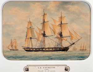 De korvet Fauvette, Frankrijk