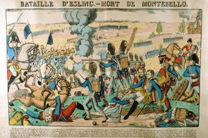 Slag bij Essling - Dood van Montebello, 21 mei 1809, c1835