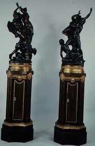 De ontvoering van Proserpina, bases toegeschreven aan Boule, ca. 1693-1710