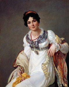 Portret van een vrouw door Francois Henri Mulard