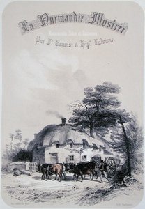 Frontispice van het hoofdstuk over de Orne-regio van Normandië, uit 