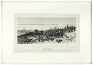 Verovering van Bastion nr. 9, uit Souvenirs van Italië: De expeditie naar Rome