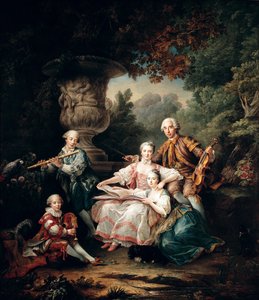 Louis du Bouchet (1645-1716) Markies de Sourches en zijn Familie, 1750