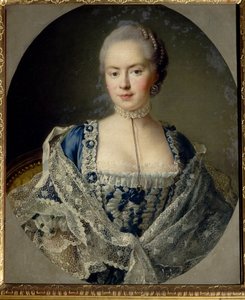 Portret van prinses Daria Petrovna Saltykova