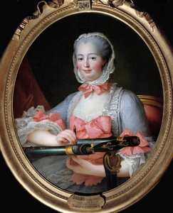 Portret van Jeanne Antoinette Poisson, Markiezin van Pompadour (bekend als Madame de Pompadour) door Francois Hubert Drouais