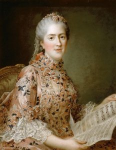 Prinses Sophie van Frankrijk 1734-1782 door Francois Hubert Drouais