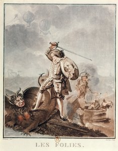Figaro in gevecht met een harpij, c.1786