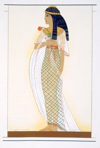 Een prinses, een illustratie uit 