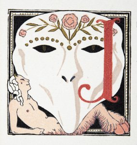 Letter J, uit Personages de Comedie, uitgegeven 1922