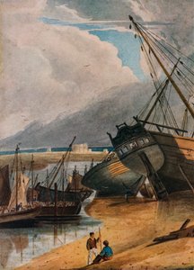 Scheepvaart bij Deal, ca. 1800, 1925 door Francois Louis Thomas Francia