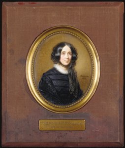 Miniatuur van de Gravin de Sainte-Aldegonde door Francois Meuret