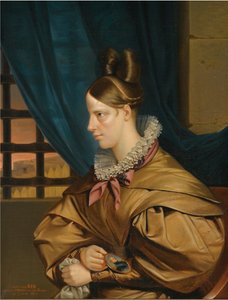 De Hertogin van Berry (Marie Caroline de Bourbon Sicilië) door Francois Nicholas Riss