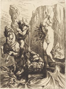 Perseus en Andromeda door Francois Nicolas Chifflart