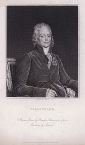 Charles Maurice de Talleyrand-Perigord, Franse politicus en diplomaat (gravure)