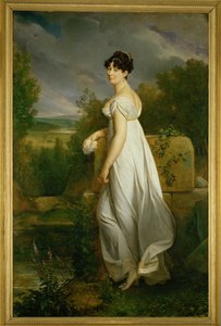 Mevrouw Visconti, echtgenote van de voormalige ambassadeur van de Cis-alpine Republiek in Frankrijk ... door Francois Pascal Simon Baron Gerard