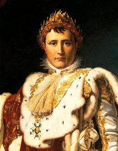 Napoleon Bonaparte in keizerlijke gewaden, door François Baron Gérard (ca. 1805)