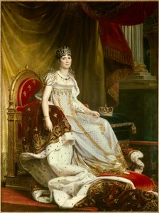 Portret van keizerin Josephine de Beauharnais (1763-1814) in haar kroningskostuum door Baron François Pascal Simon Gérard