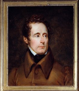 Portret van Alphonse de Lamartine (1791-1869), Franse schrijver en politicus door Baron François Pascal Simon Gérard