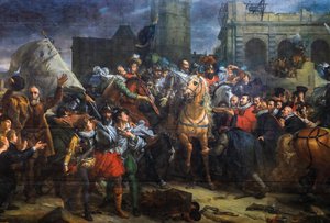 De aankomst van Hendrik IV in Parijs