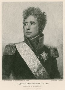 Jacques-Alexandre-Bernard Law door Francois Pascal Simon Gerard