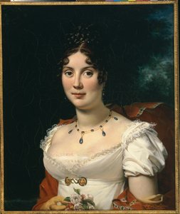 Portret van een dame door Francois Pascal Simon Gerard