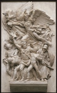 Vertrek van de vrijwilligers van 1792 (De Marseillaise) ca. 1835 door Francois Rude