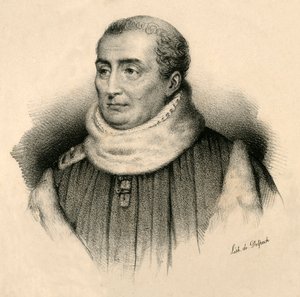 Christophe de Thou, 1508-1582, ca. 1830 door Francois Seraphin Delpech