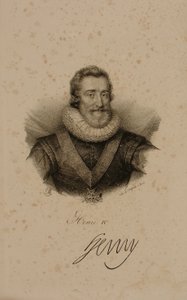 Henri IV (1553-1610) van Frankrijk door Francois Seraphin Delpech