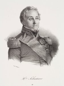 Portret van Horace Sébastiani door Francois Seraphin Delpech