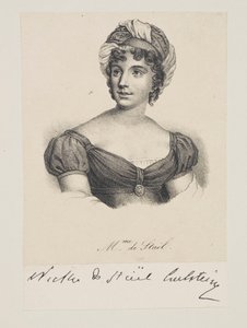 Portret van Madame de Staël door Francois Seraphin Delpech