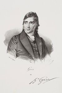 Portret van de kunstenaar Antoine-Jean Gros door Francois Seraphin Delpech