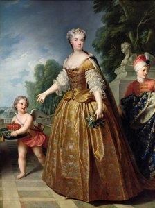 Portret van Marie Leczinska (1703-68) na 1725