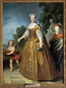 Portret van Mary Lesczinska door Francois Stiemart