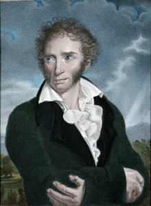Portret van Ugo Foscolo door Francois Xavier (after) Fabre