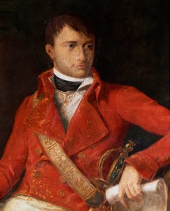 Portret van Napoleon I Bonaparte in uniform van eerste consul (detail)