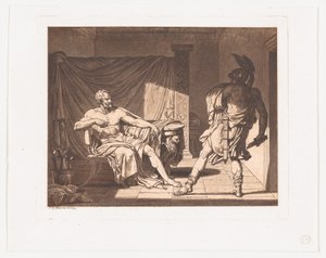 Marius bij Minturnae, ca. 1796-1800 door Francois Xavier Fabre