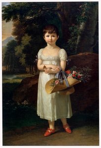 Portret van Amelia Oginski door Francois Xavier Fabre